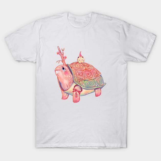 Tertius the Elder Tortoise T-Shirt by Lucracia Ray